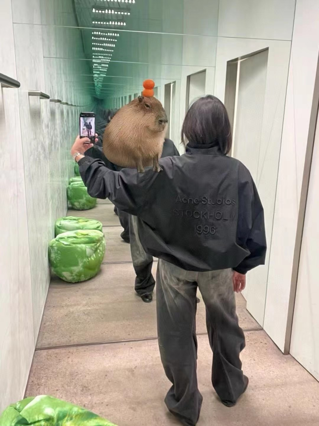 B 아ㅋ네 스튜디오ST 로고 테크니컬 재킷 2컬러