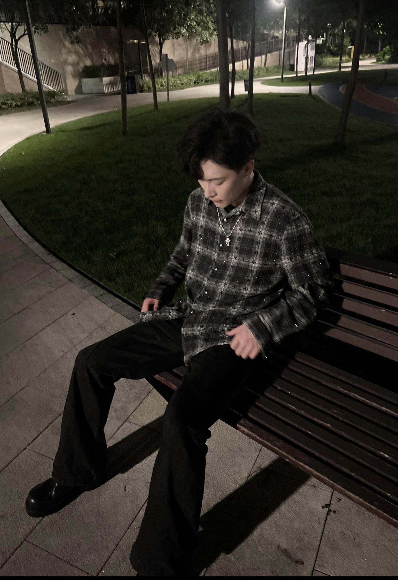B 크ㄹ하츠ST 플란넬 체크셔츠