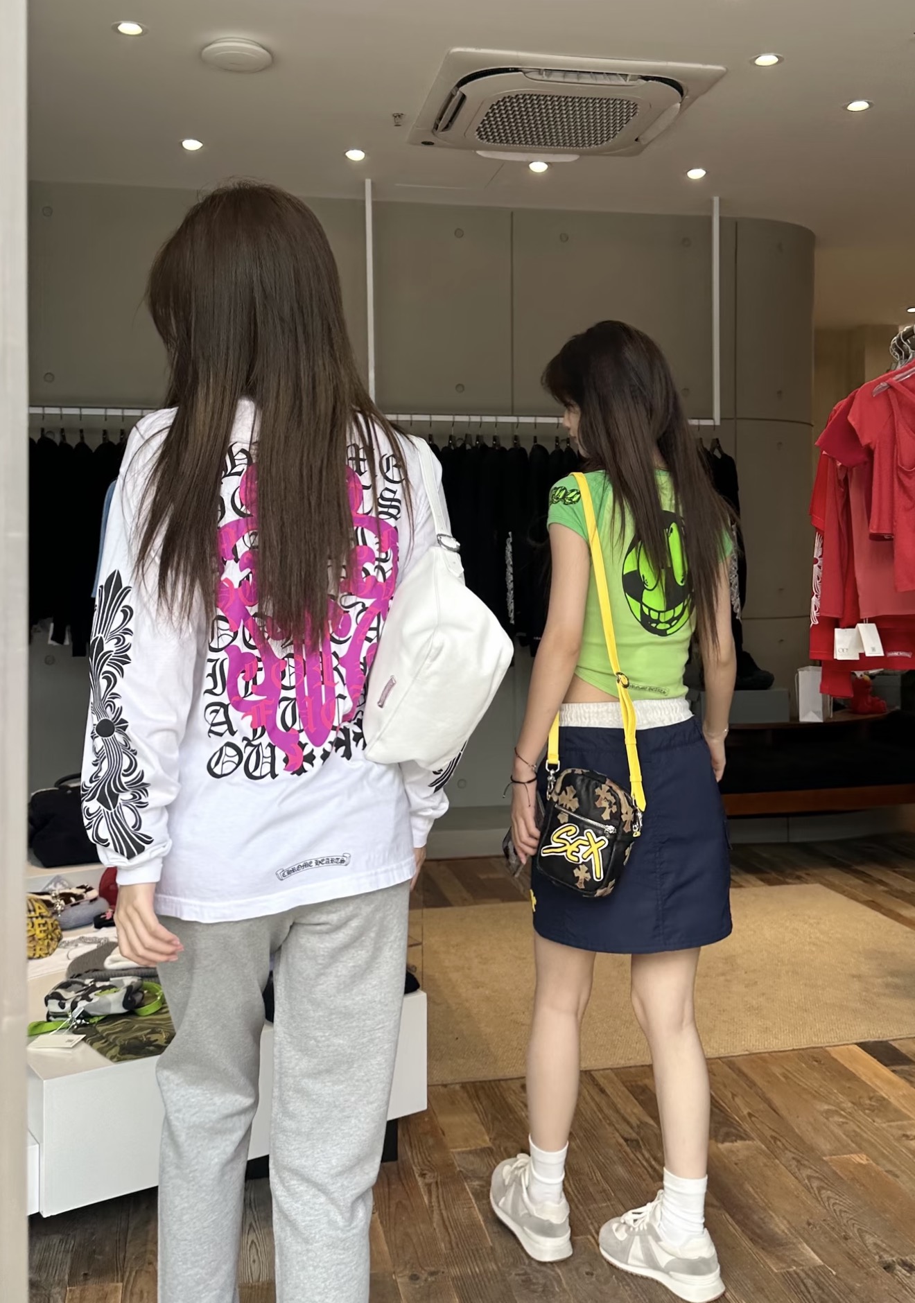 B 크ㄹ하츠ST 아이 차트 대거 롱슬리브