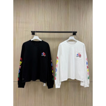 B 크ㄹ하츠ST 멀티 컬러 크로스 세머터리 롱슬리브 2컬러