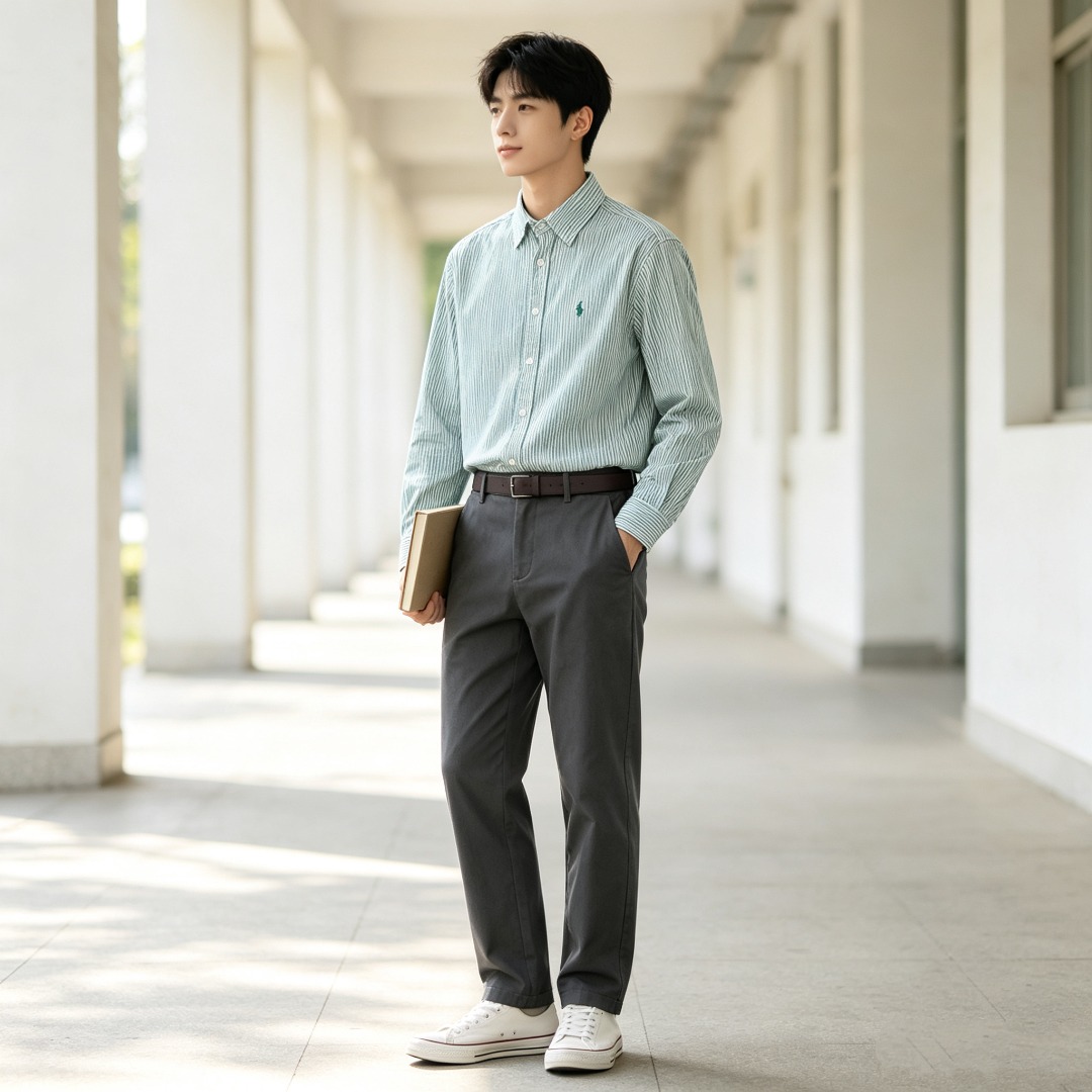 B 폴ㄹ 랄ㅍ로렌ST 스트라이프 옥스포드 셔츠 4컬러