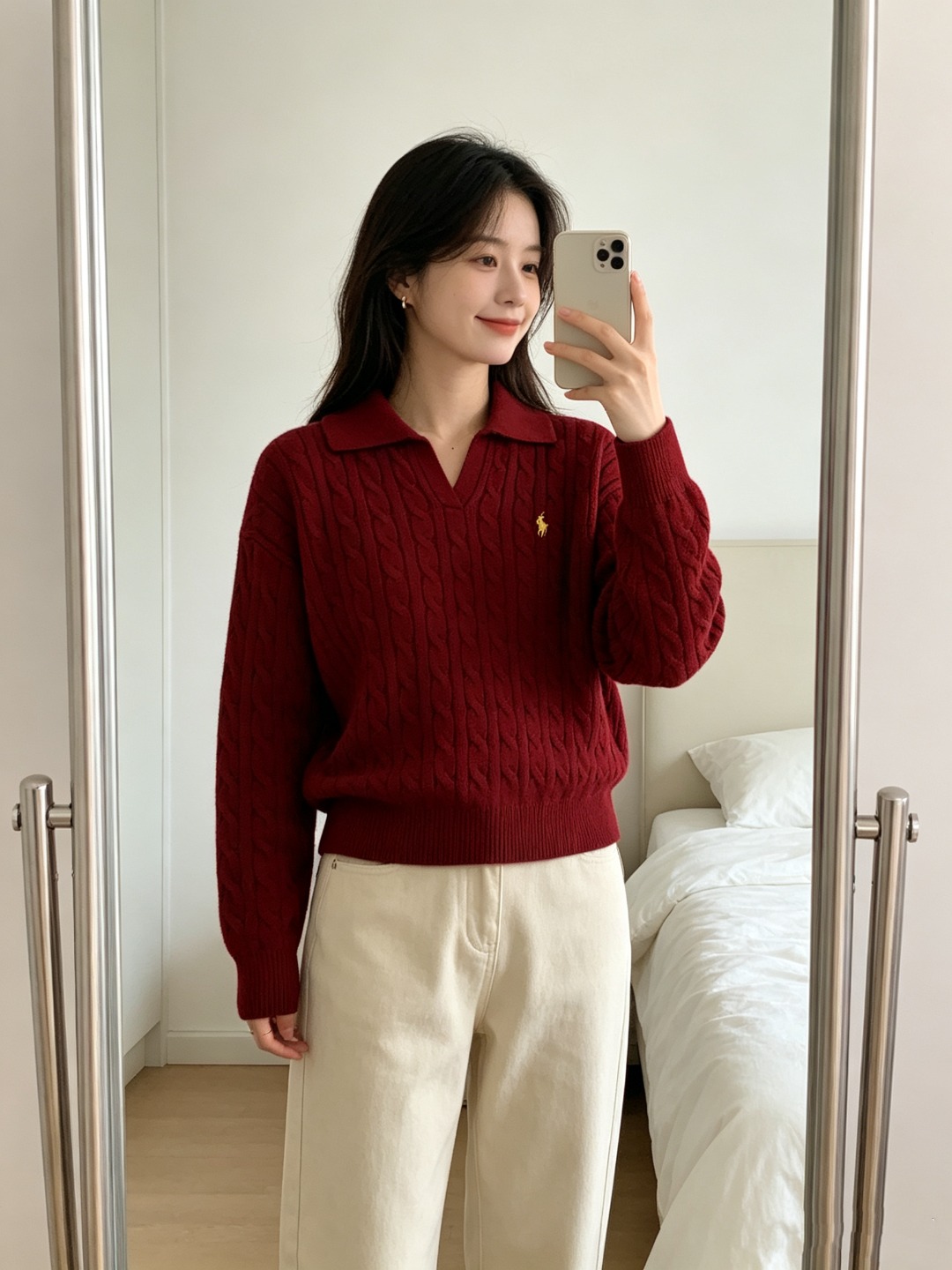 B 폴ㄹ 랄ㅍ로렌ST 케이블 니트 코튼 폴로 13컬러