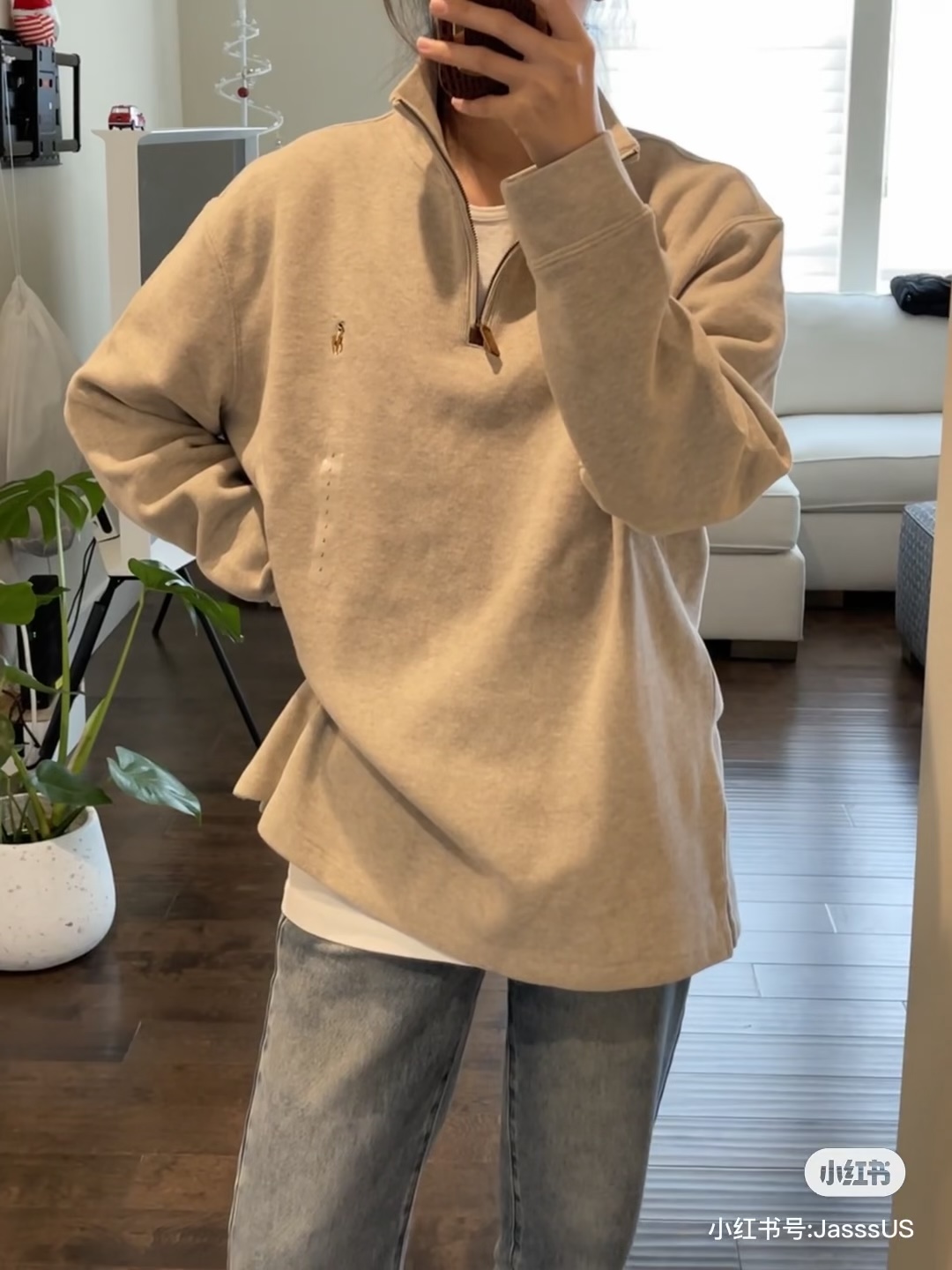 B 폴ㄹ 랄ㅍ로렌ST 에스테이트 리브 쿼터 지퍼 풀오버 3컬러